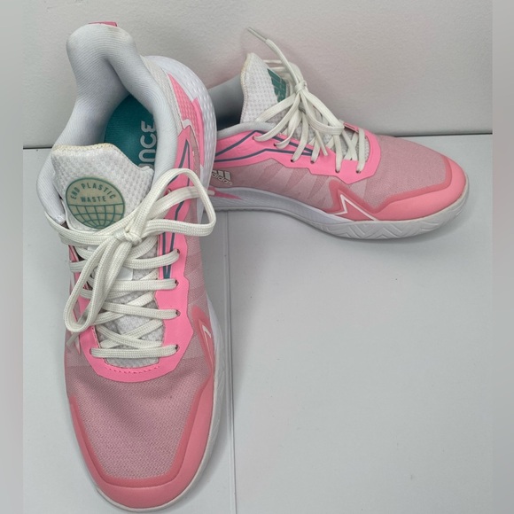 adidas Shoes - Adidas Defiant Speed Pink and White Athletic Shoes for Performance